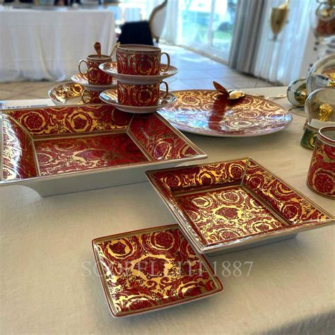 versace square plate|Versace tableware.